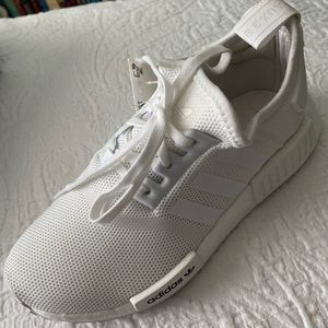NMD_R1 Adidas shoes size 4.5 cloud white/cloud white/ crystal white